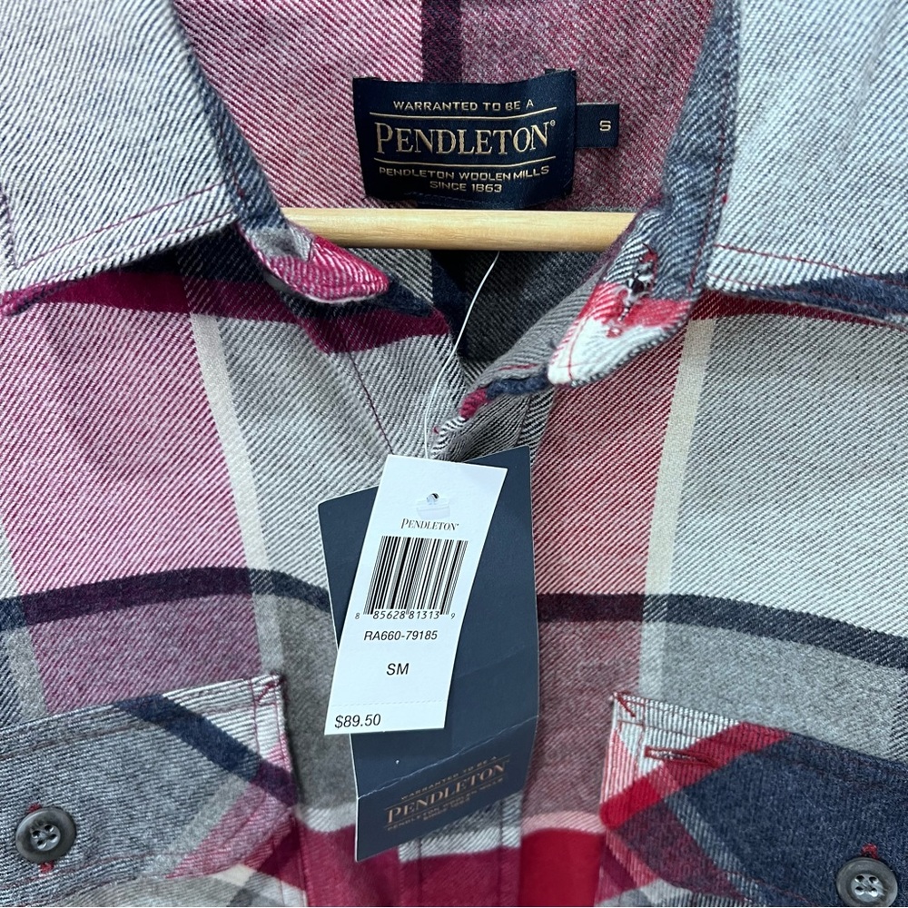 Pendleton Burnside flannel button up long sleeve shirt - Picture 5 of 13
